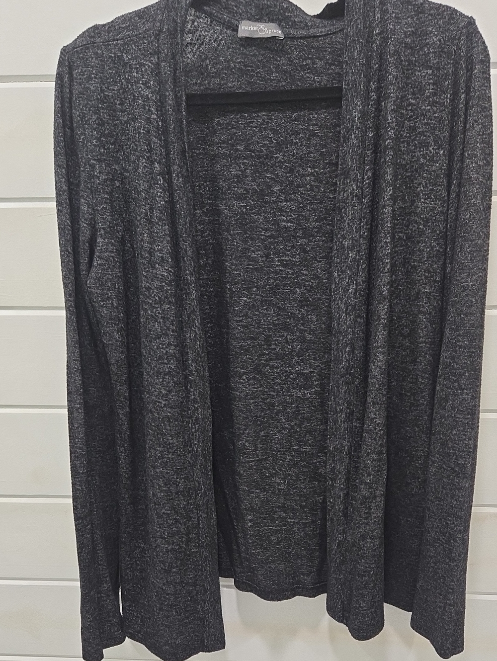 Market & Spruce charcoal heather knit sweater